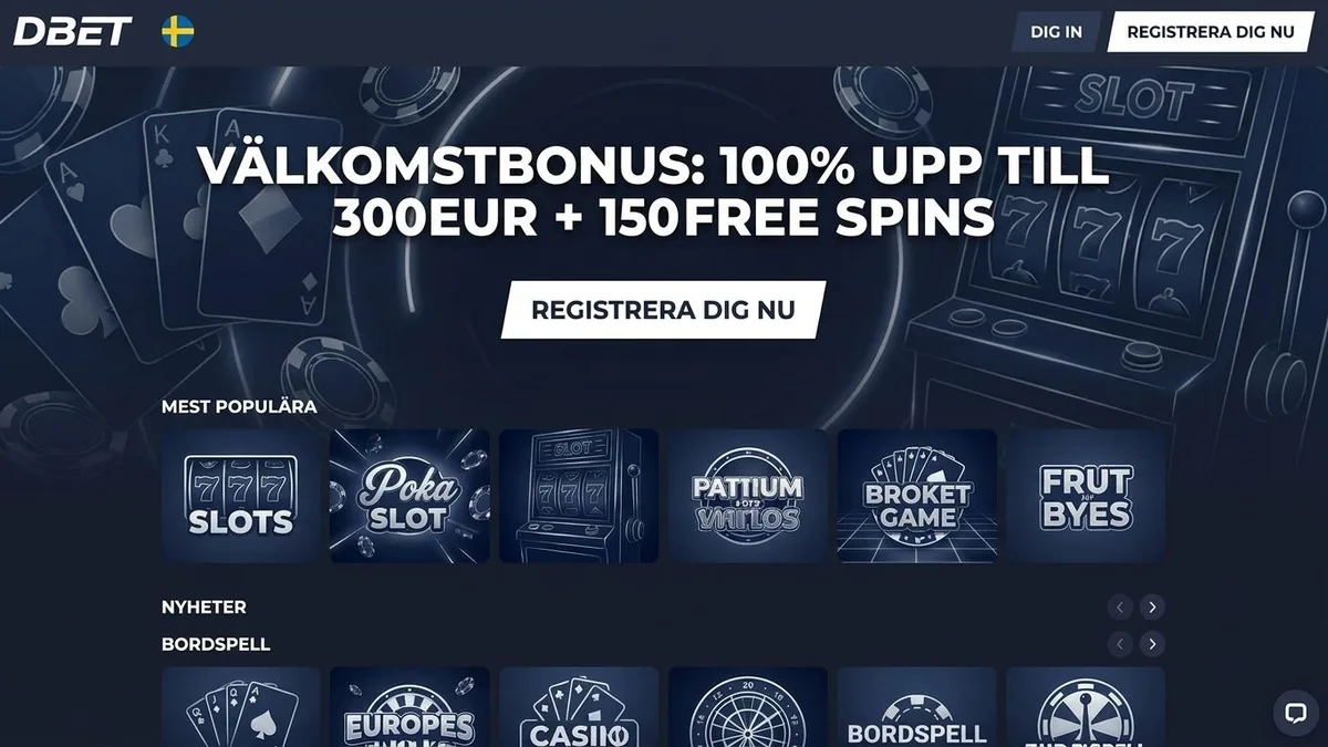 Registrera konto med bonus